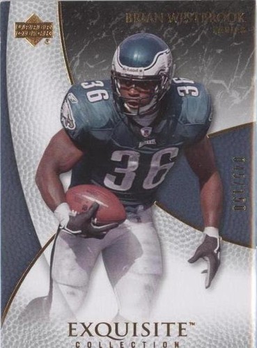 2007 Upper Deck Exquisite Collection Brian Westbrook #47