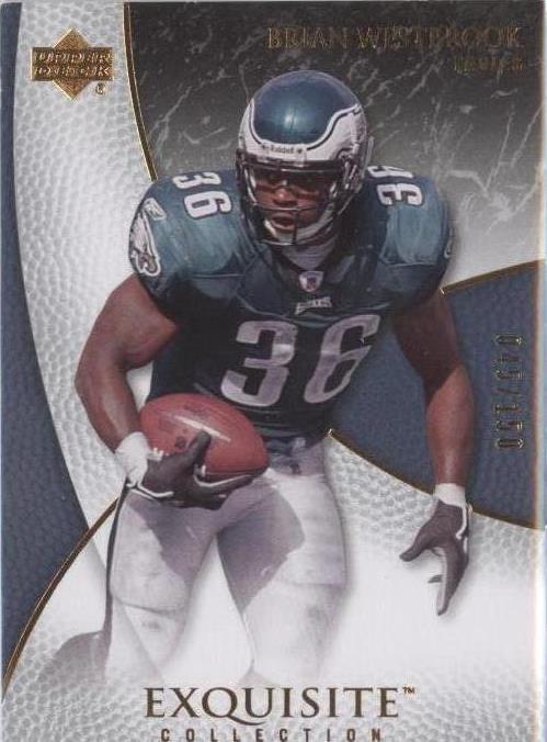 2007 Upper Deck Exquisite Collection Brian Westbrook #47
