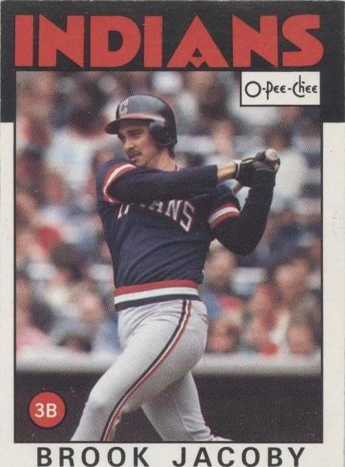 1986 O-Pee-Chee - Brook Jacoby #116