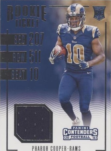 2016 Panini Contenders Pharoh Cooper #35