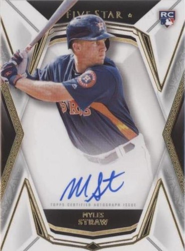 2019 Topps Five Star - Myles Straw #FSA-MS