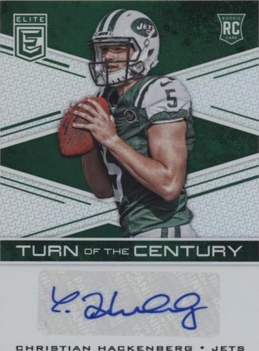 2016 Donruss Elite Christian Hackenberg #TCA-CH
