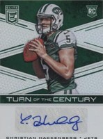 2016 Donruss Elite Christian Hackenberg #TCA-CH