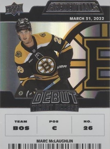 2022-23 Upper Deck Credentials - Marc McLaughlin #150