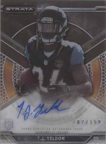 2015 Topps Strata T. J. Yeldon #SA-TY
