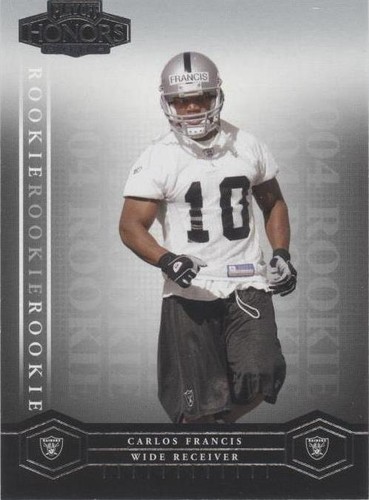 2004 Playoff Honors Carlos Francis #120