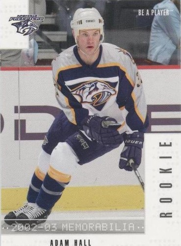 2002-03 In the Game Be A Player Memorabilia - Adam Hall #294