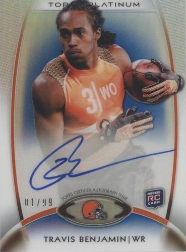 2012 Topps Platinum Travis Benjamin #166