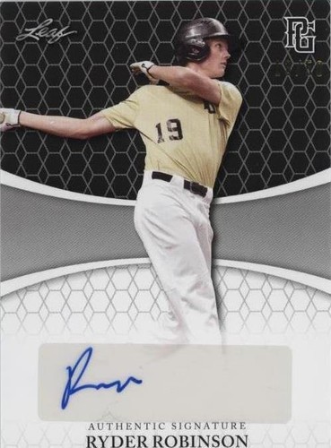 2022 Leaf Perfect Game National Showcase - Ryder Robinson #BA-RR3