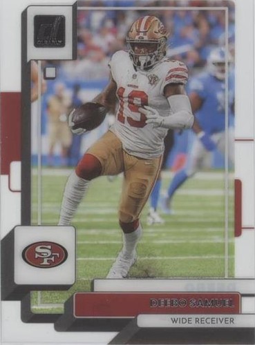 2022 Panini Clearly Donruss Deebo Samuel #44