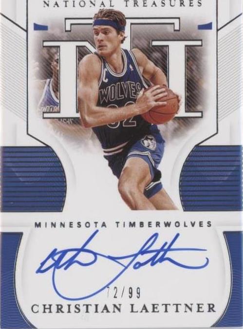Panini National Treasures 2020-21 - Christian Laettner #S-CRL