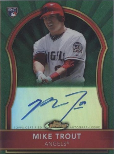 2011 Topps Finest - Mike Trout #84