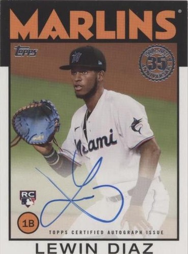 2021 Topps - Lewin Diaz #86B-LD