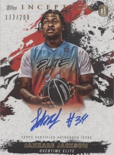 2021-22 Topps Inception OTE Overtime Elite - Jahzare Jackson #IA-JJ2