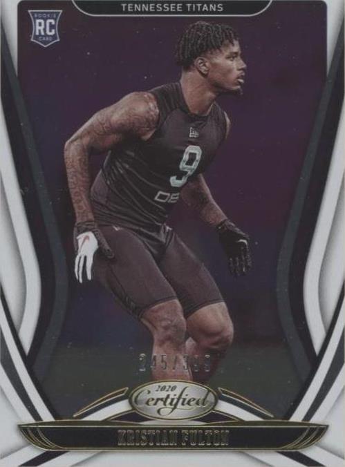 2020 Panini Certified Kristian Fulton #170