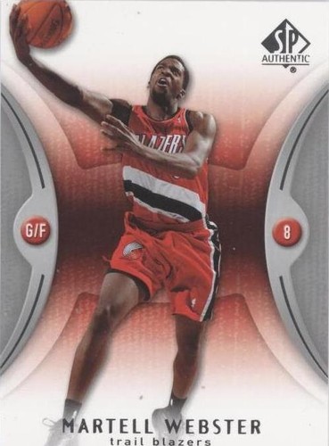 2006-07 SP Authentic - Martell Webster #71
