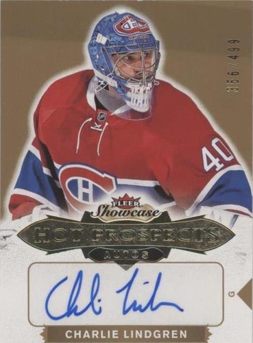 2016-17 Upper Deck Fleer Showcase - Charlie Lindgren #144