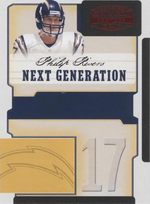 2006 Donruss Gridiron Gear Philip Rivers #NG-8