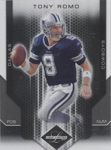 2007 Leaf Limited Tony Romo #29