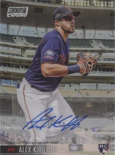 2021 Topps Stadium Club Chrome - Alex Kirilloff #SCCBA-AK