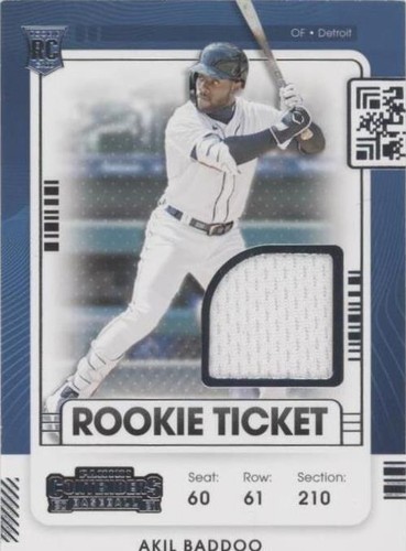 2021 Panini Contenders - Akil Baddoo #RTJ-AB