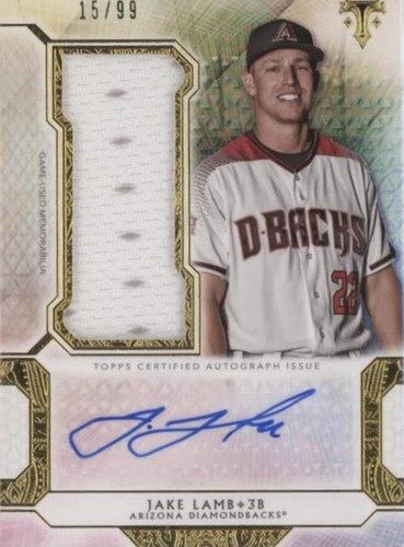 2018 Topps Triple Threads - Jake Lamb #UAJR-JL