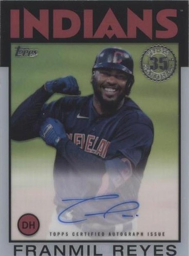 2021 Topps Clearly Authentic Autographs - Franmil Reyes #86TBA-FR