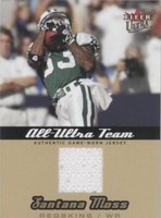 2005 Fleer Ultra Santana Moss #AU-SM