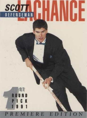 1991 Arena Draft Tuxedo Exclusive Premiere Edition - Scott Lachance #3