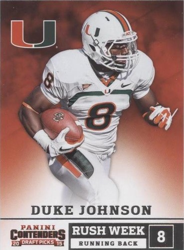 2015 Panini Contenders Draft Picks Duke Johnson #5