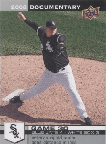 2008 Upper Deck Documentary - Bobby Jenks #670