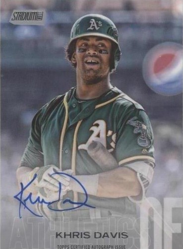 2018 Topps Stadium Club - Khris Davis #SCA-KD