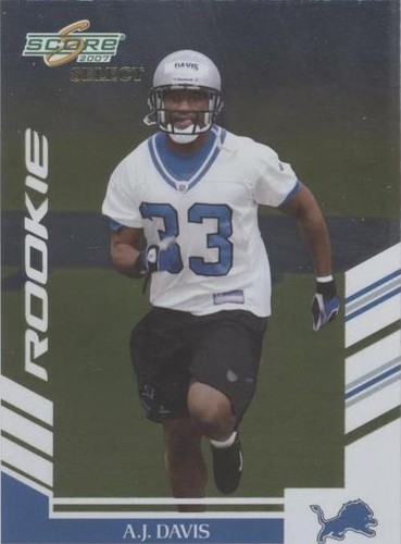 2007 Score Select A.J. Davis #298