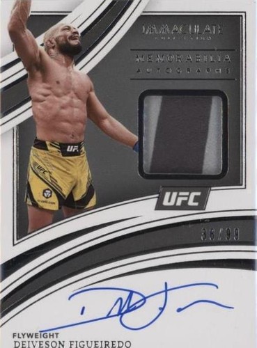 2022 Panini Immaculate Collection UFC - Deiveson Figueiredo #MA-DFG