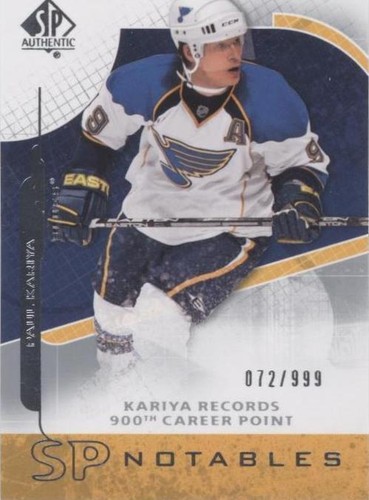 2008-09 SP Authentic - Paul Kariya #137