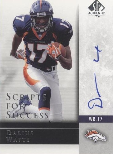 2004 SP Authentic Darius Watts #SS-DW