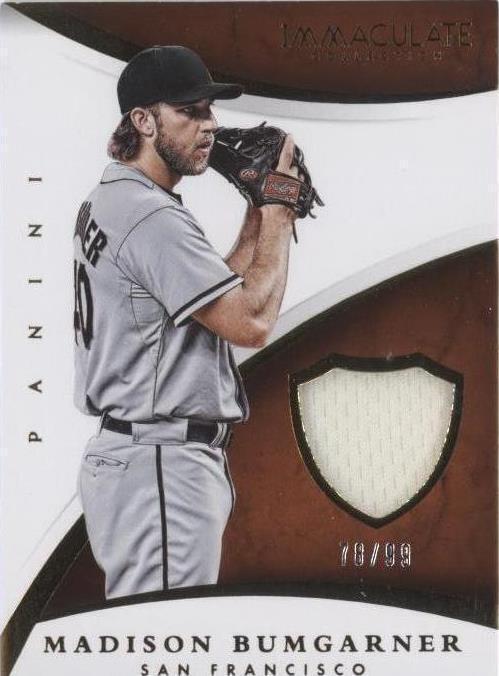 Coleção Panini Immaculate 2015 - Madison Bumgarner #32