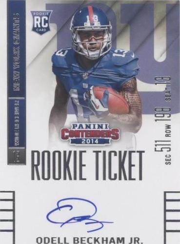 PSA 10 ODELL BECKHAM JR 2014 CONTENDERS ROOKIE TICKET