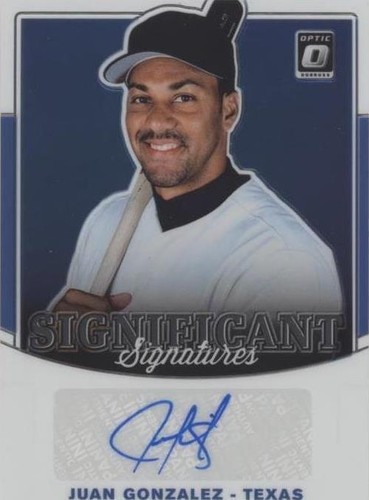 2019 Panini Donruss Optic - Juan González #SIG-JG