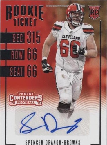 2016 Panini Contenders Spencer Drango #213