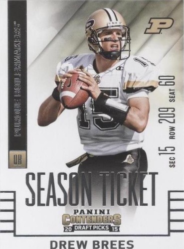 2015 Panini Contenders Draft Picks Drew Brees #35