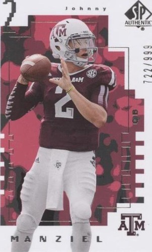 2014 SP Authentic Johnny Manziel #FW-14