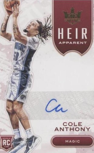 2020-21 Panini Court Kings - Cole Anthony #HA-CAN