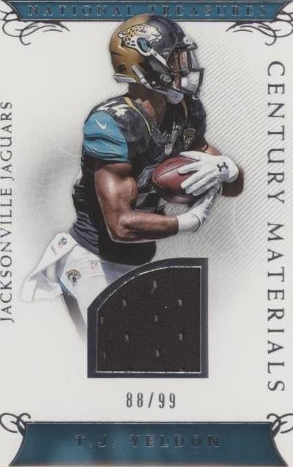 2016 Panini National Treasures T. J. Yeldon #88