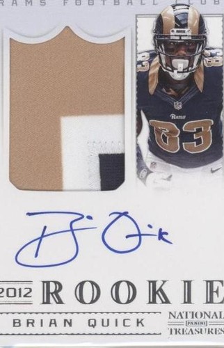 2012 Panini National Treasures Brian Quick #332
