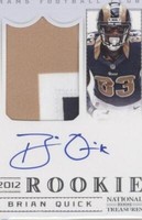 2012 Panini National Treasures Brian Quick #332