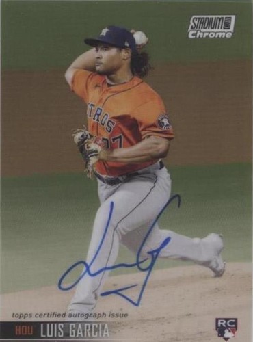 2021 Topps Stadium Club Chrome - Luis Garcia #SCCBA-LUI