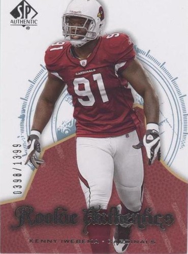 2008 SP Authentic Kenny Iwebema #130