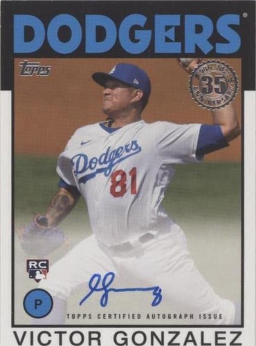 2021 Topps Update Series - Victor Gonzalez #86B-VG