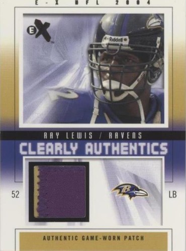 2004 Fleer E-X Ray Lewis #CA-RL